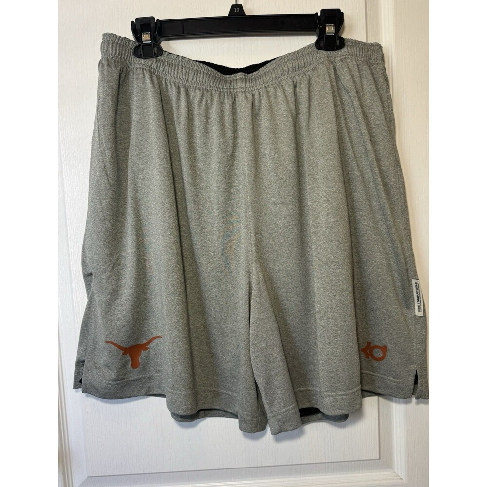 Nike Men's Texas Longhorns Reversible Basketball Short Size 3XL Gray/Black